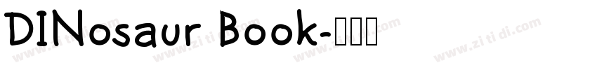 DINosaur Book字体转换